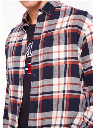 Jack & Jones Kırmızı Erkek Gömlek 12235982_JJECLASSIC AUTUMN CHECK SH_3