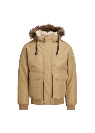 Jack & Jones Kahve Erkek Mont 12236034_JJDAVID BOMBER JACKET