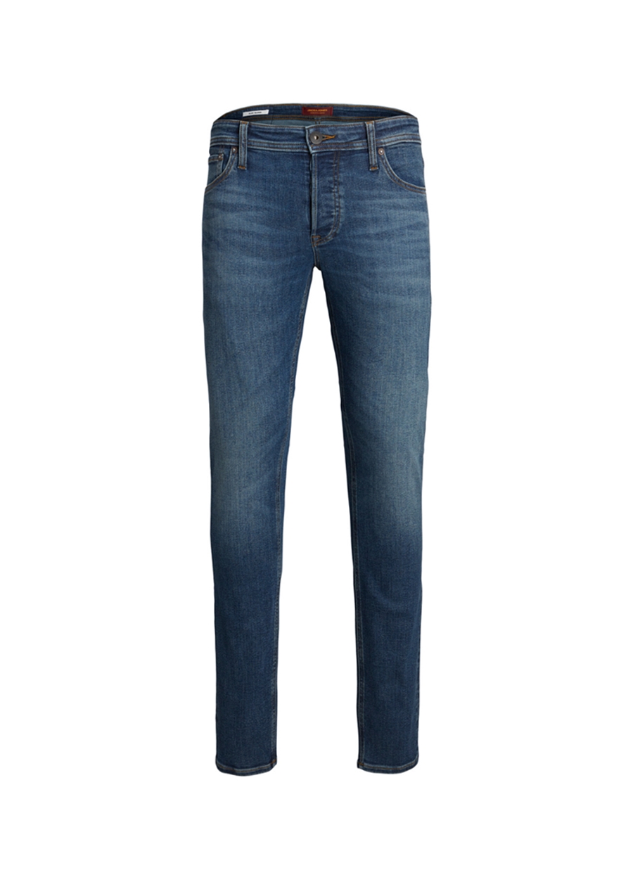 Jack & Jones 12224987_JJIGLENN JJORIGINAL AM 819 Erkek Düşük Bel Slim Fit Denim Pantolon_7