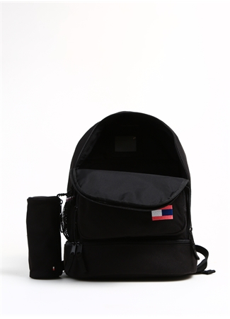 Tommy Hilfiger Siyah Kız Çocuk Sırt Çantası BIG FLAG BACKPACK SET_3