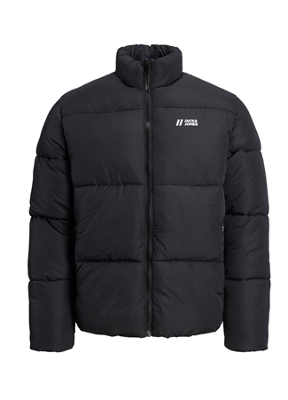 Jack & Jones Siyah Erkek Mont 12238745_JJMAX PUFFER JACKET