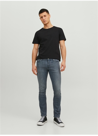 Jack & Jones Düşük Bel Slim Fit Erkek Denim Pantolon 12237241_JJIGLENN JJORIGINAL AM 862_1