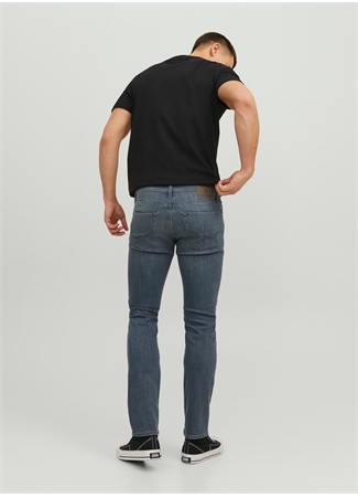 Jack & Jones Düşük Bel Slim Fit Erkek Denim Pantolon 12237241_JJIGLENN JJORIGINAL AM 862_4