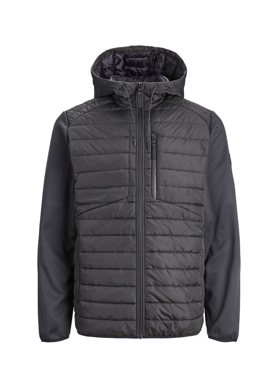 Jack & Jones Standart Siyah Erkek Ceket 12237780_JJCASPER HYBRID JACKET