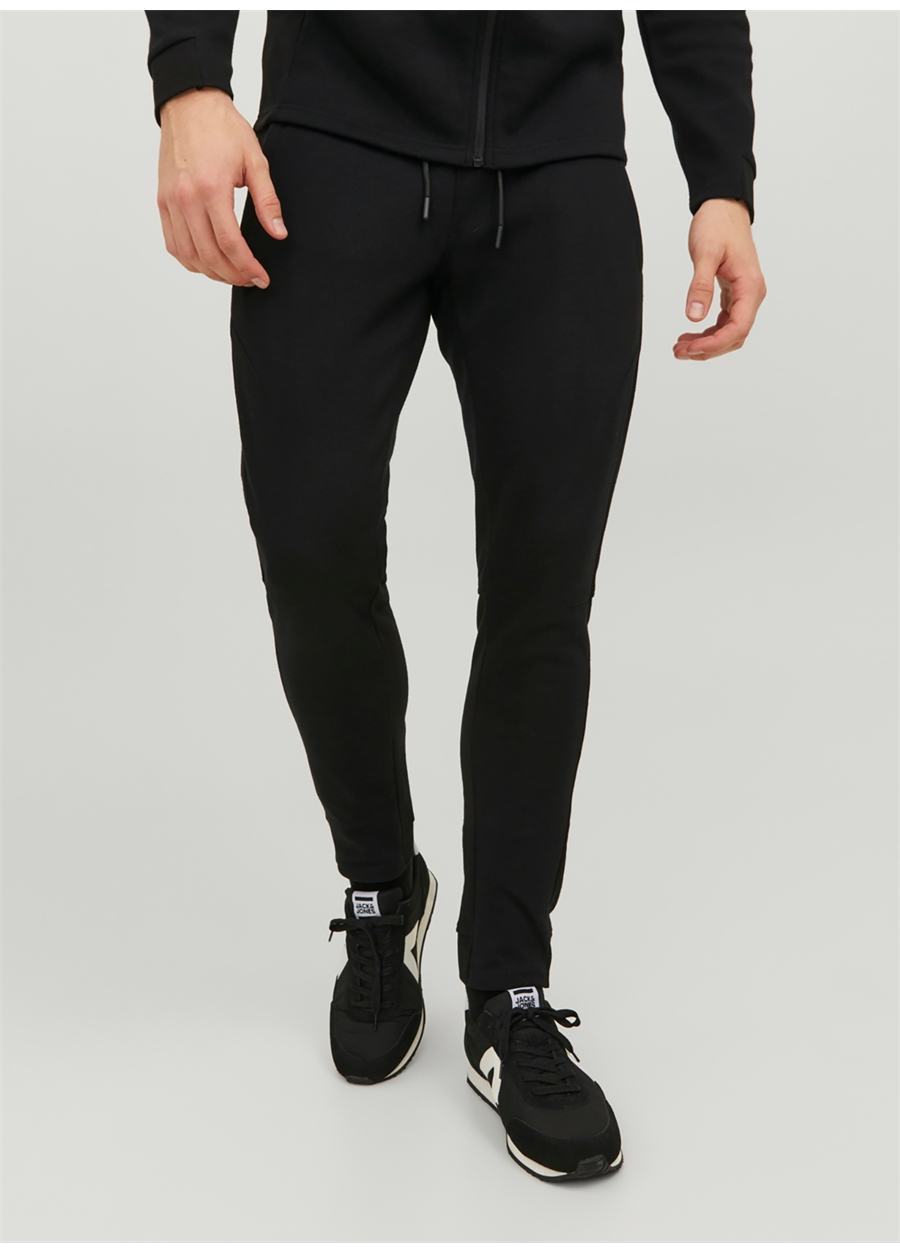 Jack & Jones Slim Fit Siyah Erkek Eşofman Altı 12238368_JPSTWILL JJJAX SWEAT PANT_3