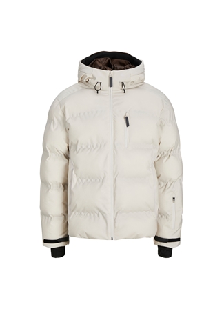 Jack & Jones Krem Erkek Mont 12238998_JCOSWEEP PUFFER SN_5