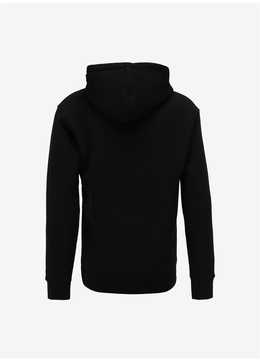 Jack & Jones Kapüşon Yaka Siyah Erkek Sweatshırt 12241687_JORVESTERBRO SWEAT HOOD NO_1