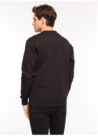 Jack & Jones Bisiklet Yaka Siyah Erkek Sweatshırt 12241694_JORVESTERBRO SWEAT CREW NE_4