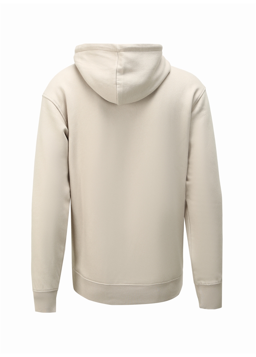 Jack & Jones Kapüşon Yaka Krem Erkek Sweatshırt 12241687_JORVESTERBRO SWEAT HOOD NO_1