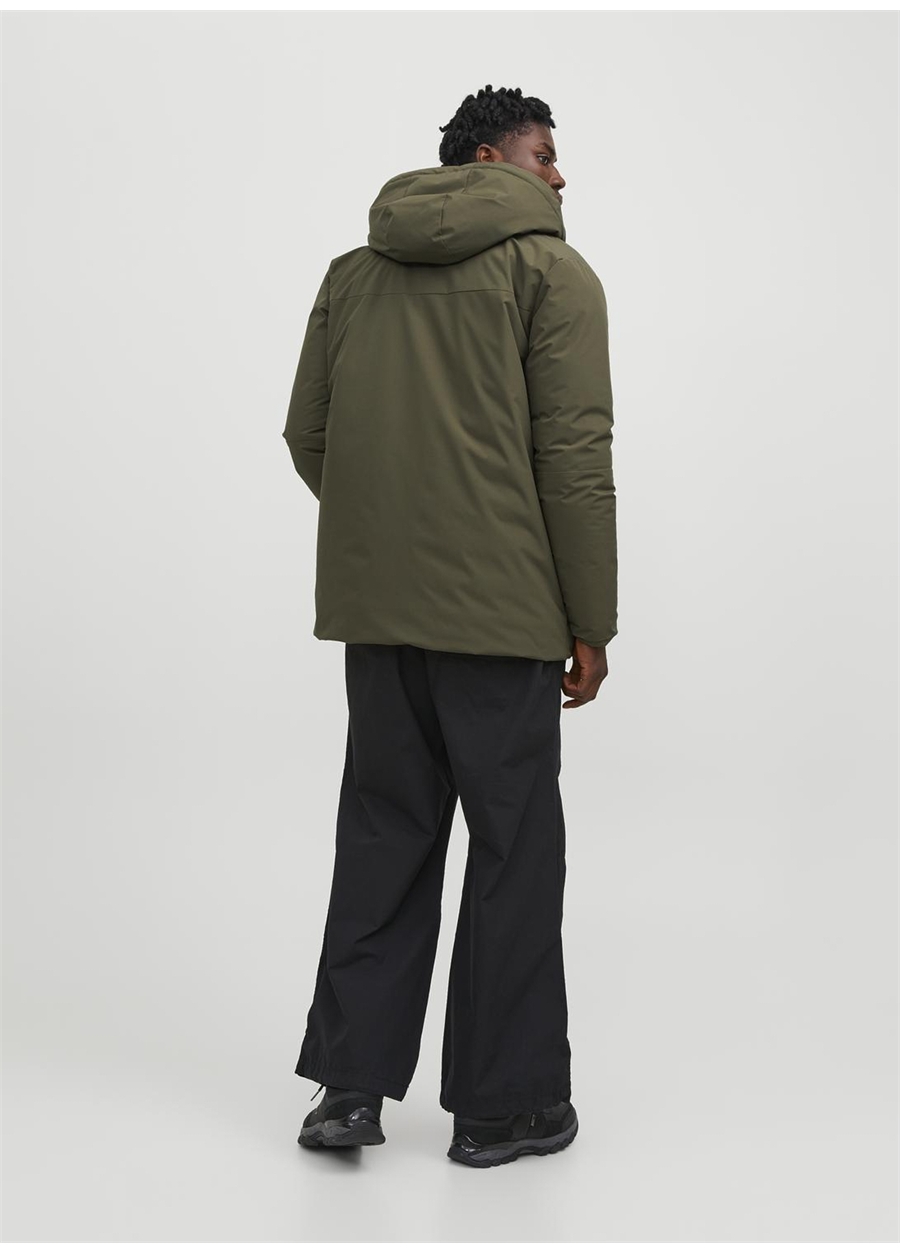 Jack & Jones Haki Erkek Mont 12243225_JCOPAYNE PARKA LN_5