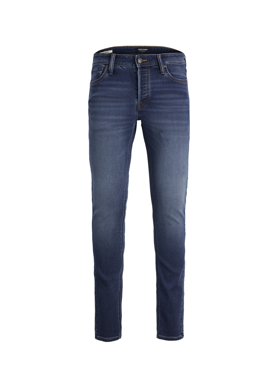 Jack & Jones 12243821_JJIGLENN JJICON SQ 317 Erkek Düşük Bel Slim Fit Denim Pantolon_6