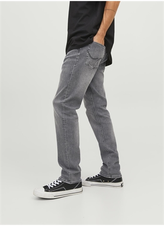 Jack & Jones 12243599_JJIGLENN JJORIGINAL SQ 349 Siyah Erkek Düşük Bel Slim Fit Denim Pantolon_5