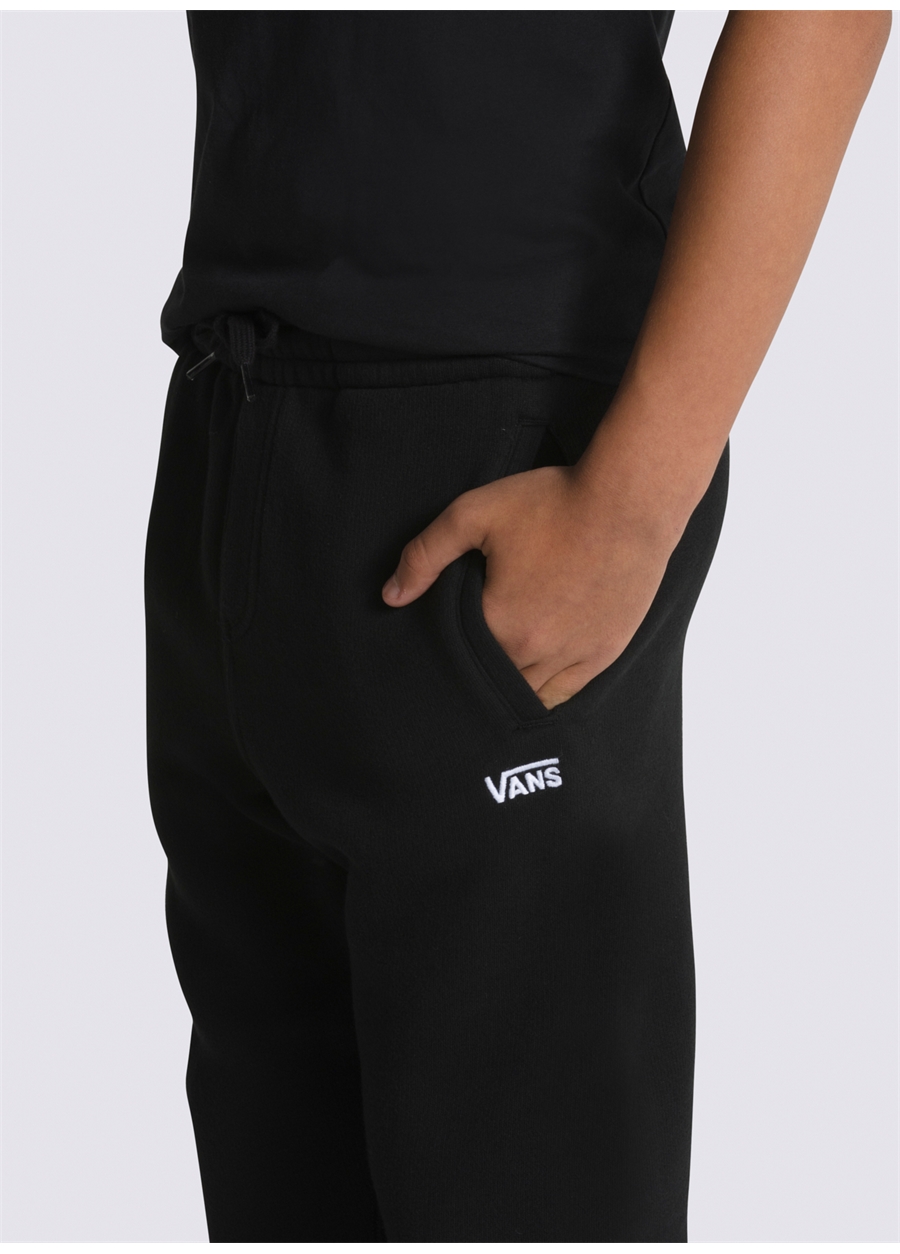 Vans Siyah Erkek Çocuk Uzun Lastikli Düz Eşofman Altı VN00002MBLK1 COMFYCUSH FLEECE PANT_3