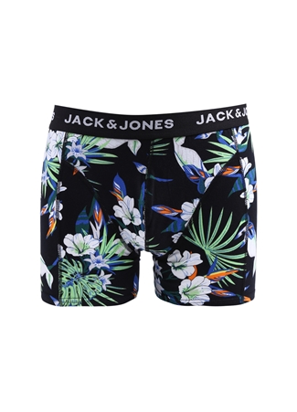 Jack & Jones Siyah Erkek Boxer 12250979_JACFLOWER TRUNK