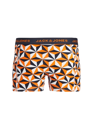 Jack & Jones Turuncu Erkek Boxer 12250985_JACGEOMETRIC GEMS TRUNK