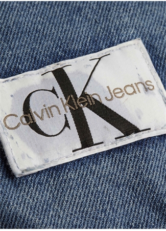 Calvin Klein Jeans Mavi Kadın Dik Yaka Düz Mont J20J221256_2