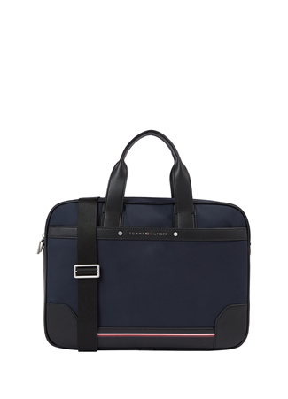 Tommy Hilfiger Lacivert Erkek 40X29x6,5 Cm Laptop Çantası TH CENTRAL REPREVE COMPUTER BAG