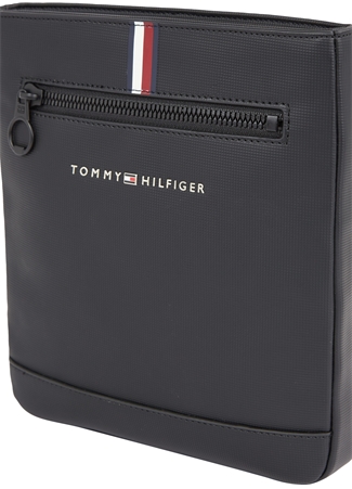 Tommy Hilfiger Siyah Erkek 19X22x3 Cm Postacı Çantası TH ESSENTIAL MINI CROSSOVER_3