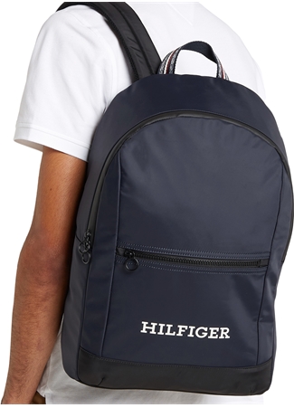 Tommy Hilfiger Lacivert Erkek 35X43x15 Cm Sırt Çantası HILFIGER DOME BACKPACK_4