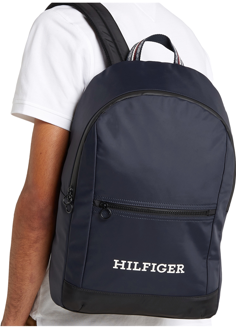 Tommy Hilfiger Lacivert Erkek 35X43x15 Cm Sırt Çantası HILFIGER DOME BACKPACK_4