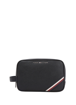 Tommy Hilfiger Siyah Erkek Traş Çantası TH CENTRAL WASHBAG