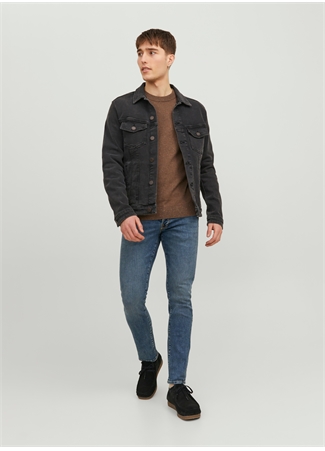 Jack & Jones 12237294_JJIGLENN JJFOX SBD 948 NOO Erkek Düşük Bel Slim Fit Denim Pantolon_1