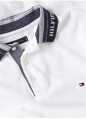 Tommy Hilfiger Beyaz Erkek Polo T-Shirt MW0MW31679YBR_3