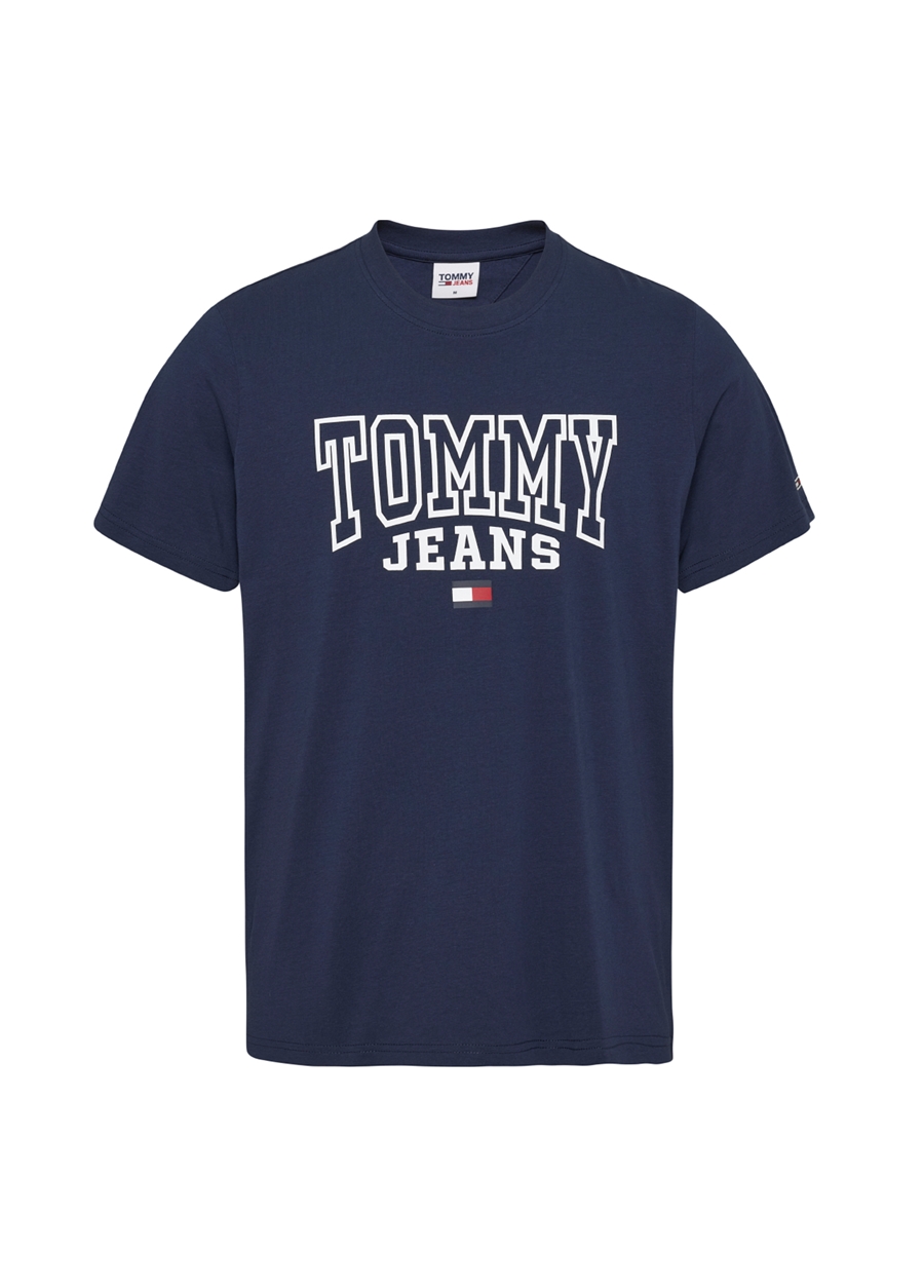 Tommy Jeans logo-embroidered cotton-jersey T-shirt - Farfetch