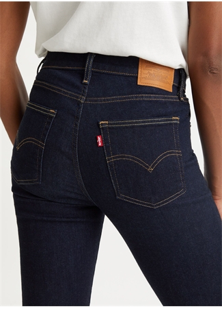 Levis Koyu Mavi Kadın Yüksek Bel Denim Pantolon 18883-0227_6