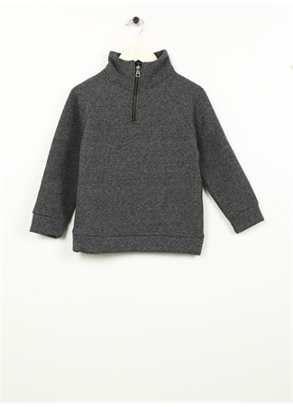 Koton Koyu Gri Erkek Çocuk Sweatshirt 4WKB10119TK