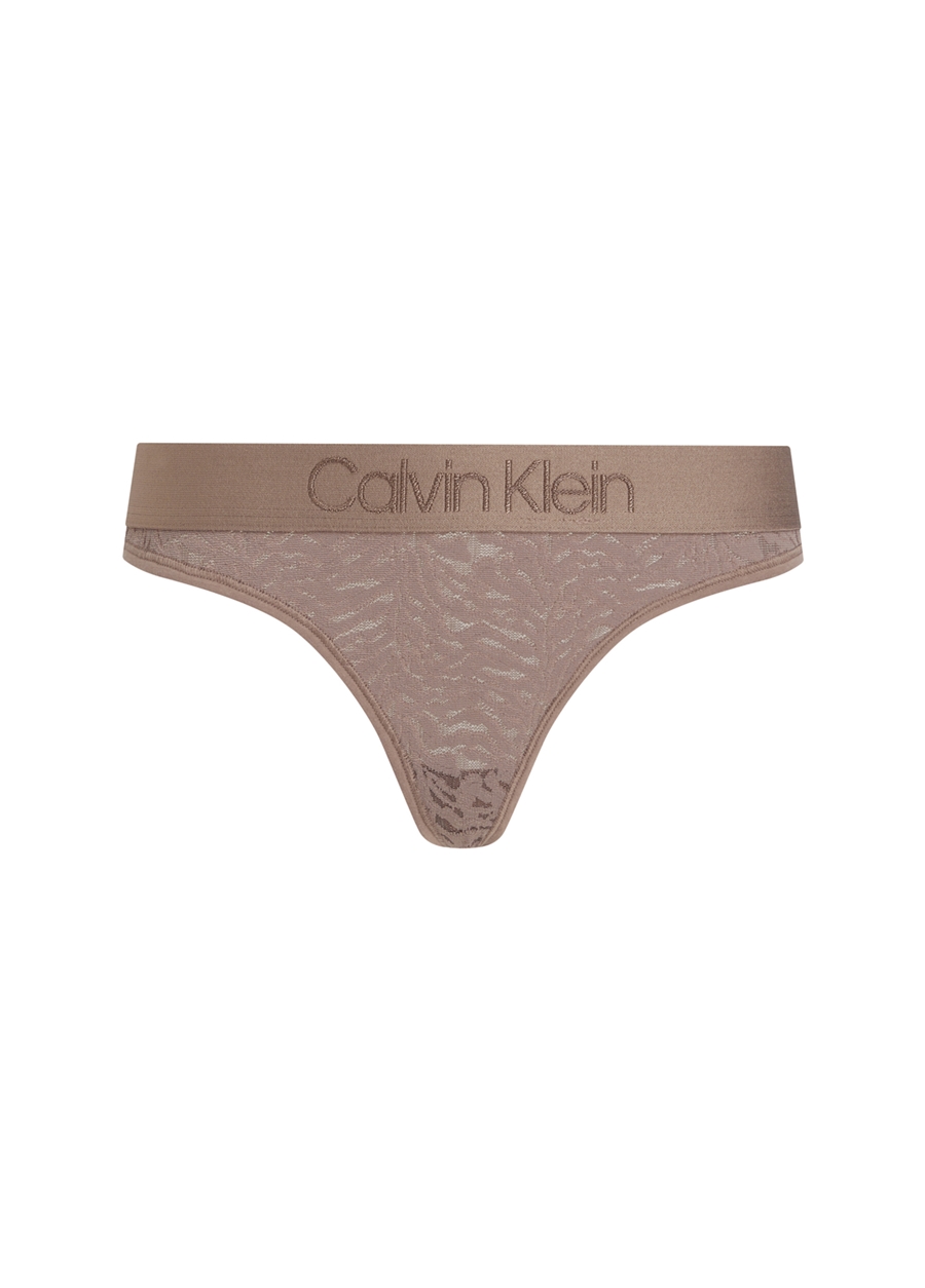 Calvin Klein Açık Kahve Kadın Tanga 000QF7287E
