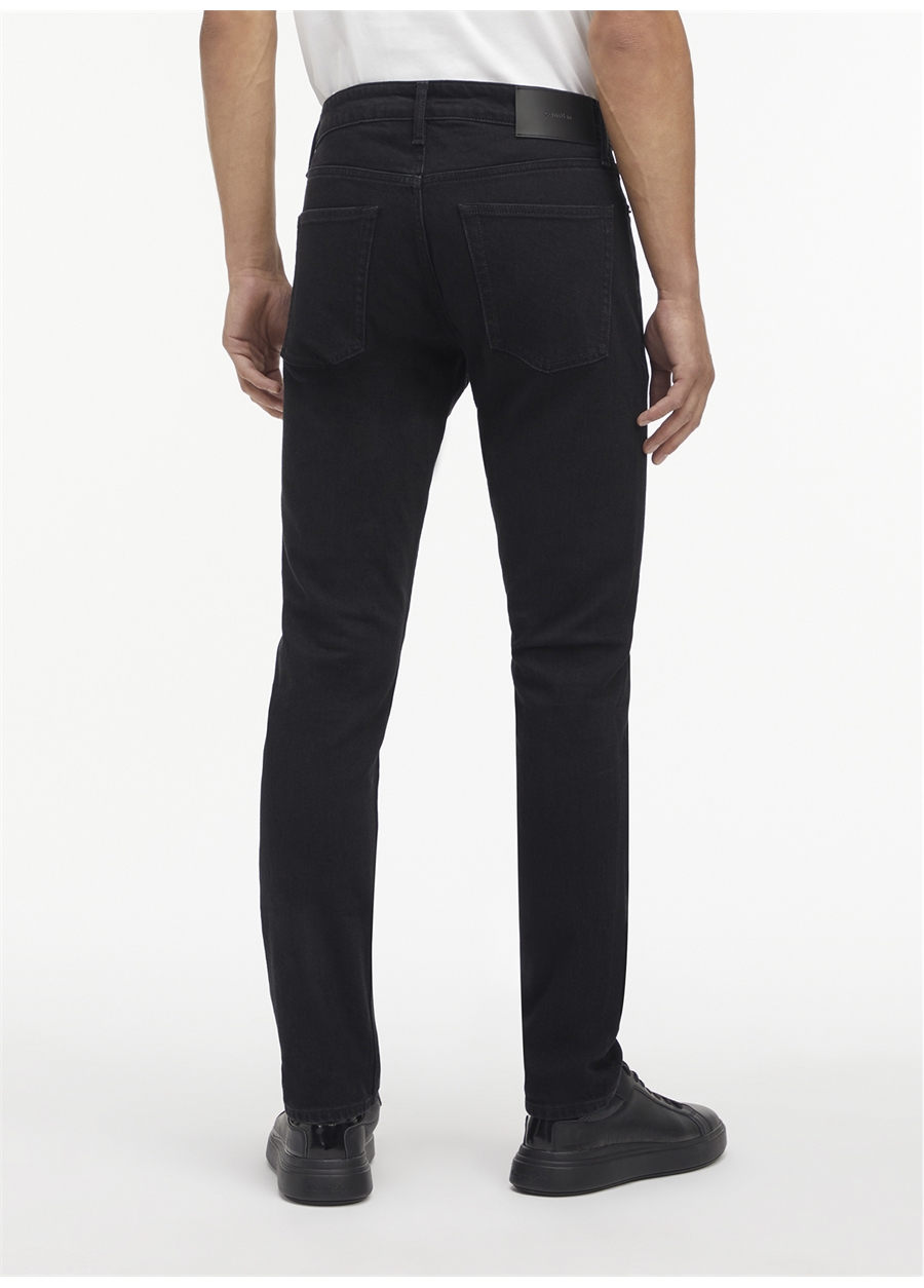 Calvin Klein Normal Bel Normal Paça Slim Fit Siyah Erkek Denim Pantolon K10K1112391BY_1