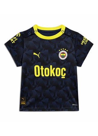 Puma Mavi Erkek Çocuk Bisiklet Yaka Kısa Kollu Düz Forma 77201820 FSK 3Rd Babykit_2