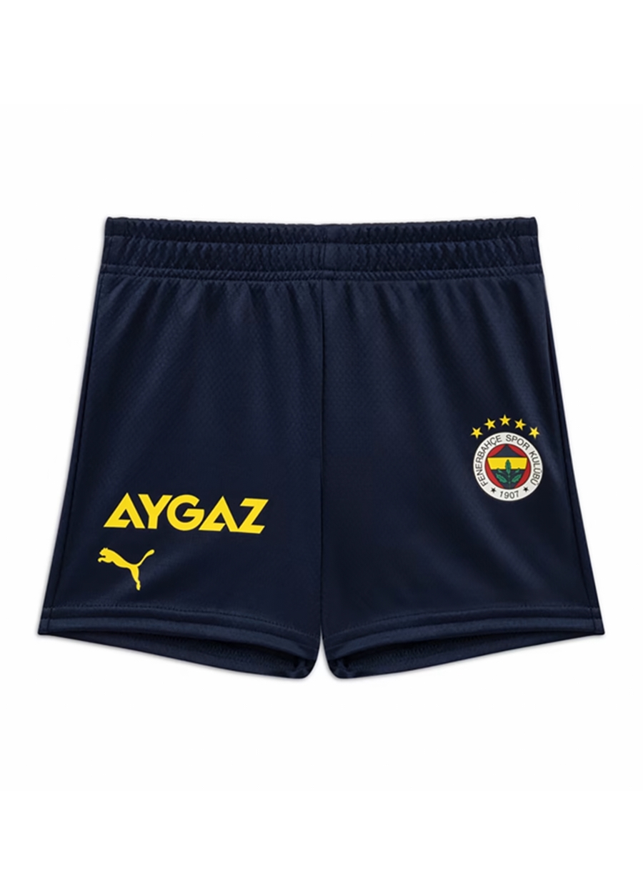 Puma Sarı Erkek Çocuk Bisiklet Yaka Kısa Kollu Düz Forma 77201104 FSK Away Babykit_4