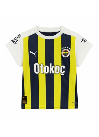 Puma Mavi Erkek Çocuk Bisiklet Yaka Kısa Kollu Düz Forma 77200401 FSK Home Babykit_2