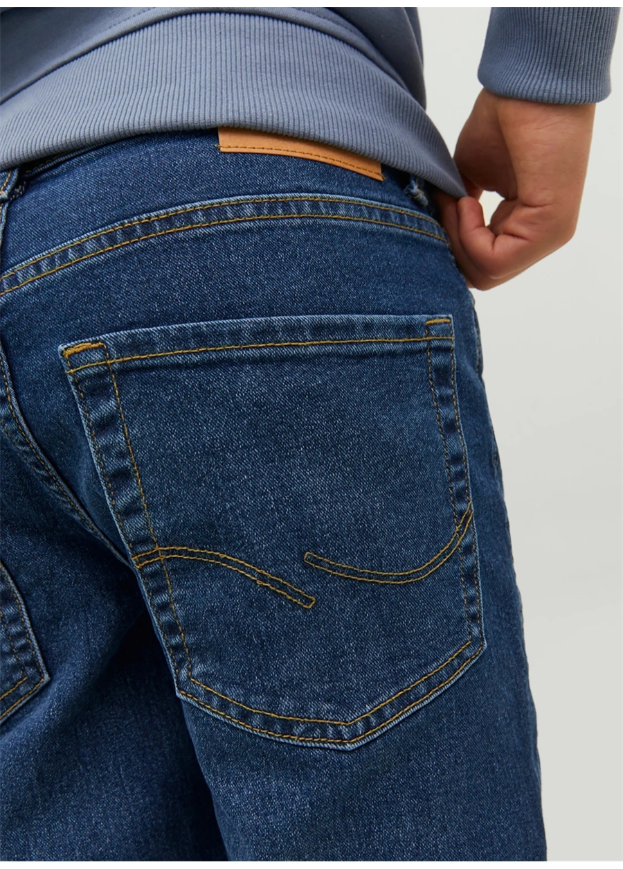 Jack & Jones JJIGLENN JJIORIGINAL MF 070 NOOS JN Açık Mavi Erkek Normal Bel Normal Denim Pantolon_5