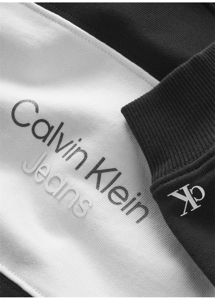 Calvin Klein Düz Erkek Çocuk Siyah Sweatshırt IB0IB01691BEH_1