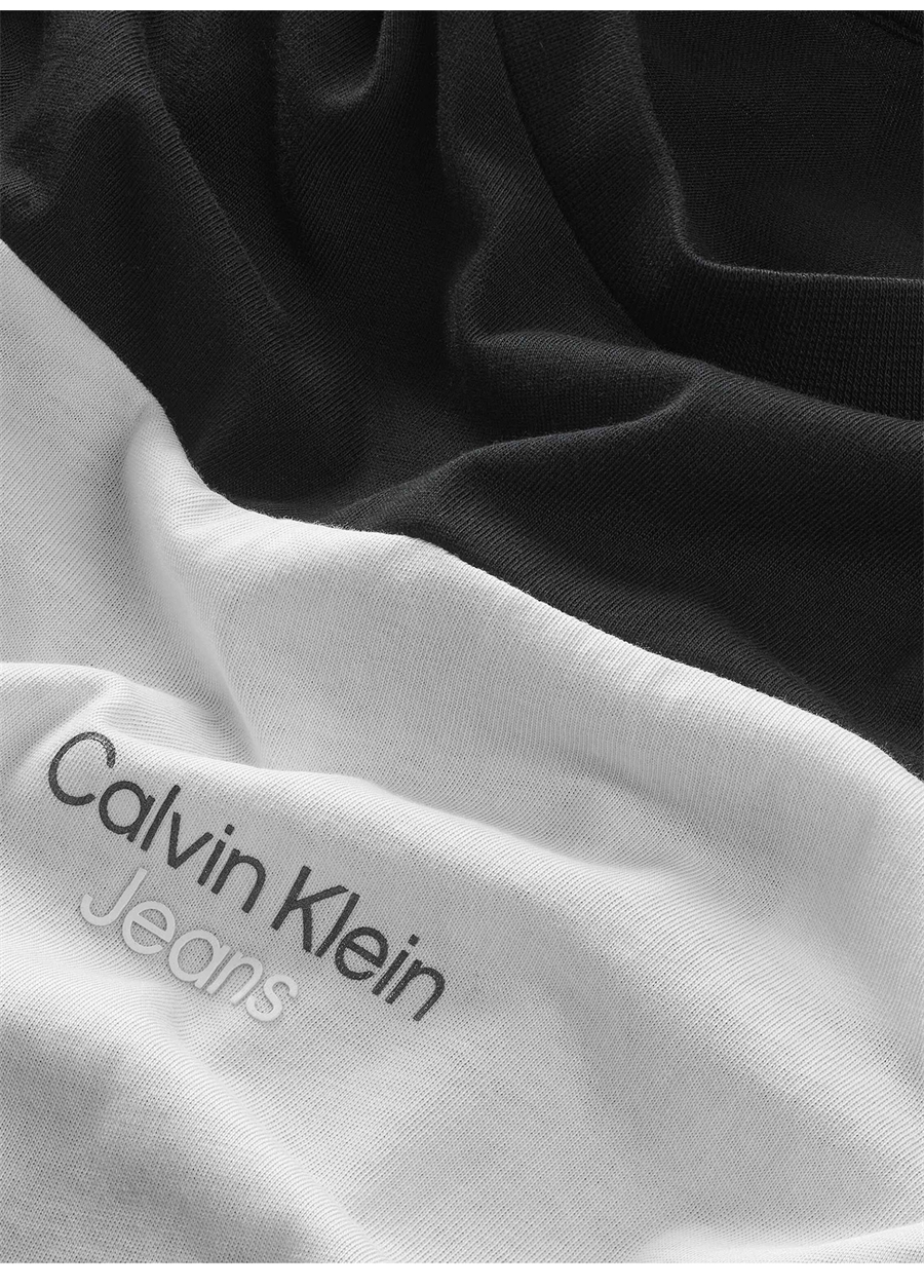 Calvin Klein Düz Siyah Erkek Çocuk T-Shirt IB0IB01771BEH_2