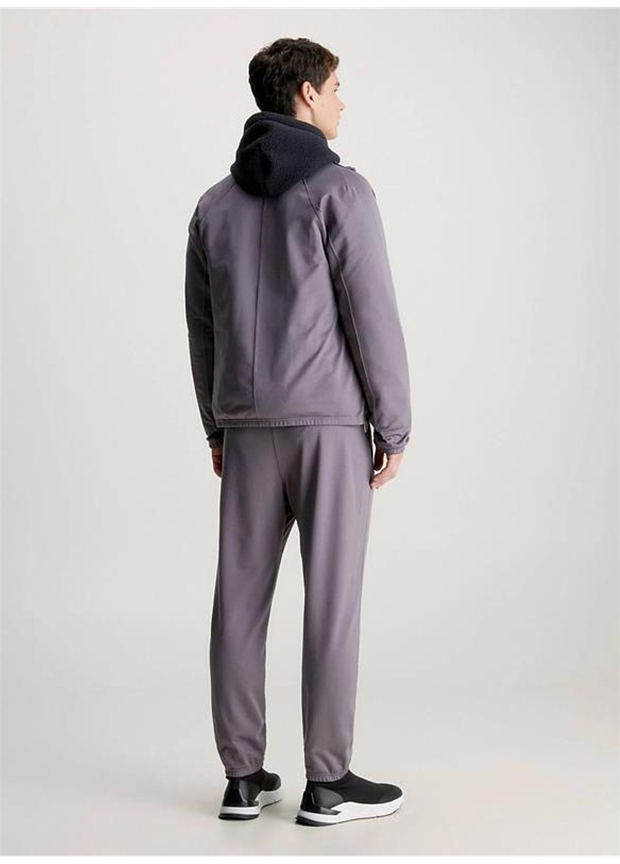 Calvin Klein Gri Erkek Dik Yaka Eşofman Takımı 00GMS3J400FDY PW - TRACKSUIT_3