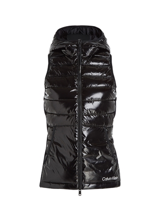 Calvin Klein Siyah Kadın Kapüşonlu Şişme Yelek 00GWF3O509BAE HYBRID - Padded Vest