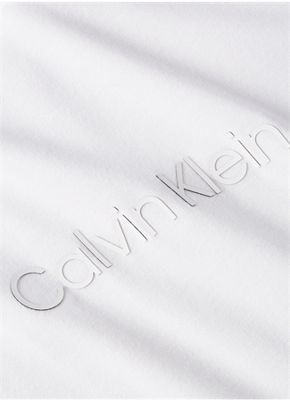 Calvin Klein Beyaz Erkek Bisiklet Yaka T-Shirt 00GMS3K108DE0 PW - S/S_2