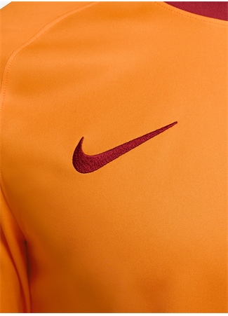 Nike Sarı - Kırmızı Erkek Bisiklet Yaka Parçalı Forma FN0200-836 GS M NK DF FTBL TOP SS H_2