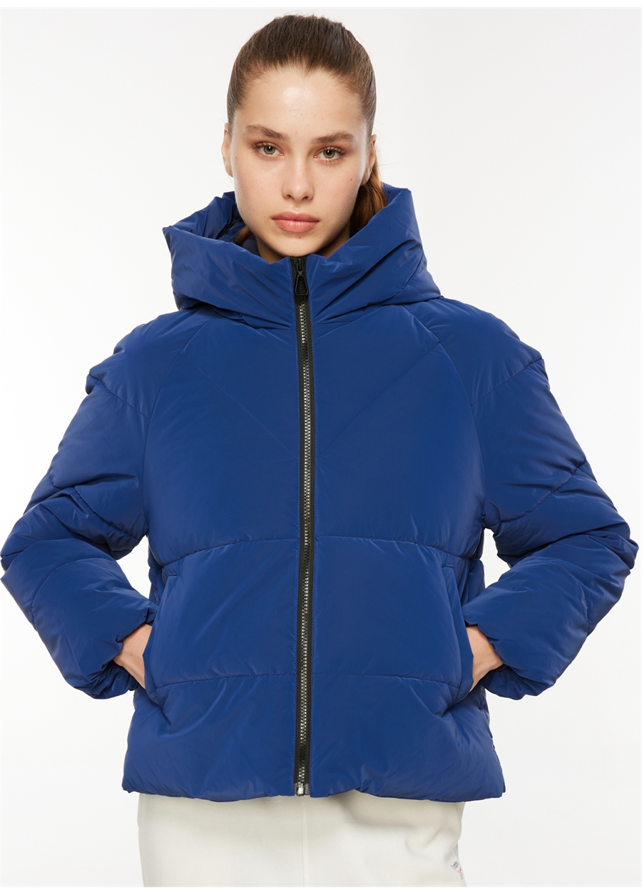 Only Mavi Kadın Kapüşon Yaka Mont 15318451 ONLECE PUFFER JACKET CS OTW_3