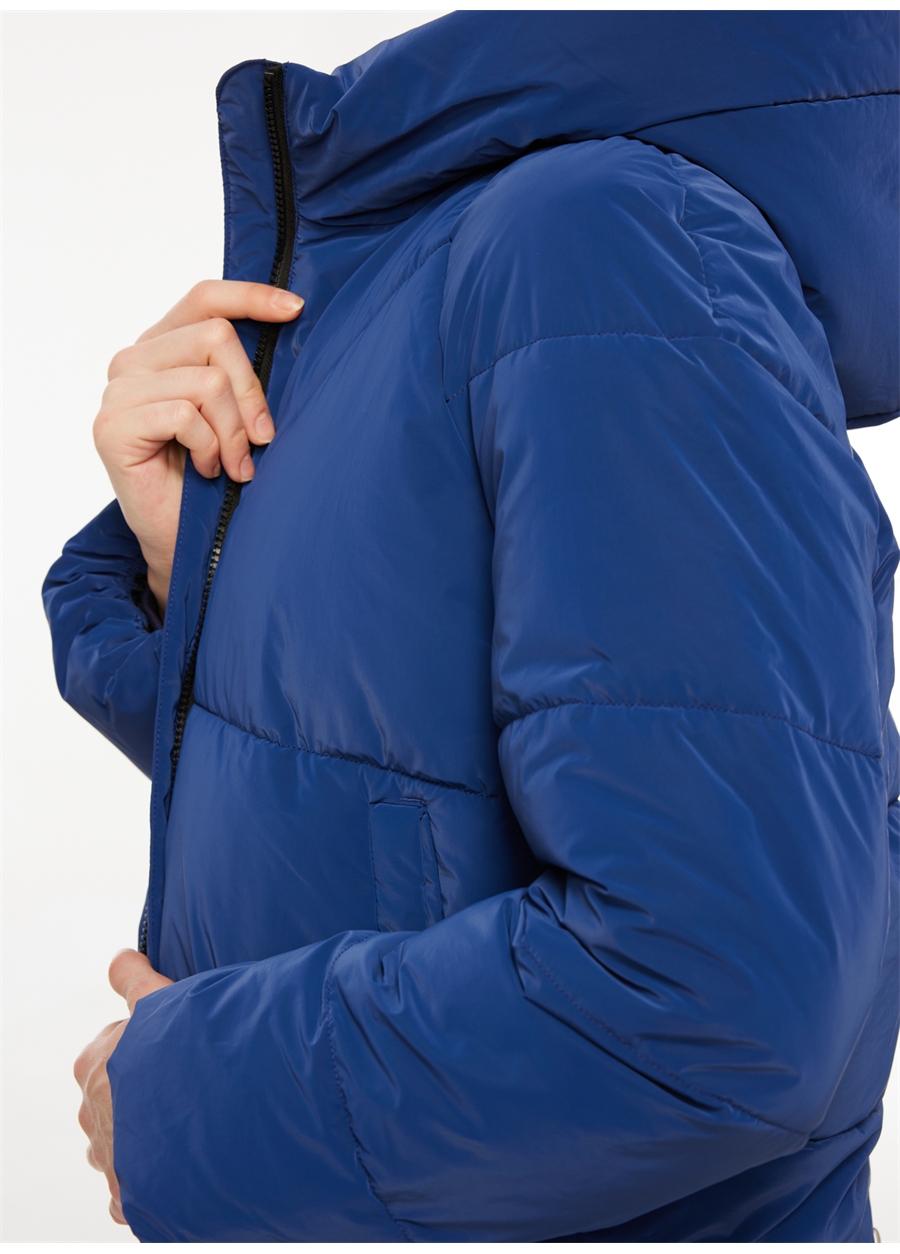 Only Mavi Kadın Kapüşon Yaka Mont 15318451 ONLECE PUFFER JACKET CS OTW_4