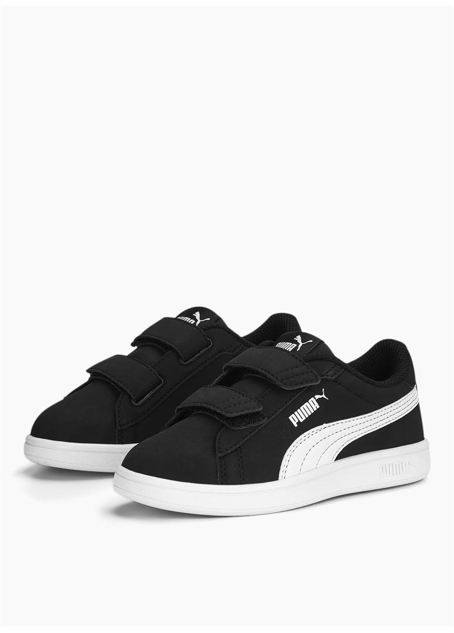 Puma Siyah Erkek Çocuk Yürüyüş Ayakkabısı 39204001 Puma Smash 3.0 Buck V PS_0