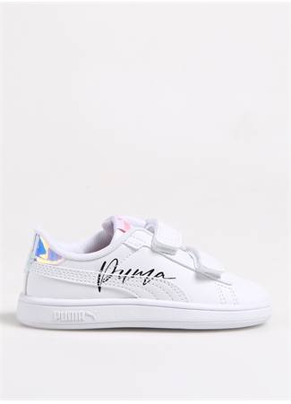 Puma Beyaz Bebek Yürüyüş Ayakkabısı 39257601 Puma Smash 3.0 L Wings V I