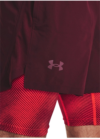 Under Armour Bordo Erkek Şort 1380886-600 UA LAUNCH 5'' 2-IN-1 SH_5