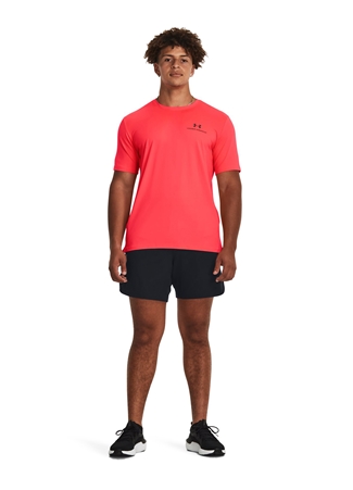 Under Armour Pembe Erkek Bisiklet Yaka T-Shirt 1366138-628 UA Rush Energy SS_2