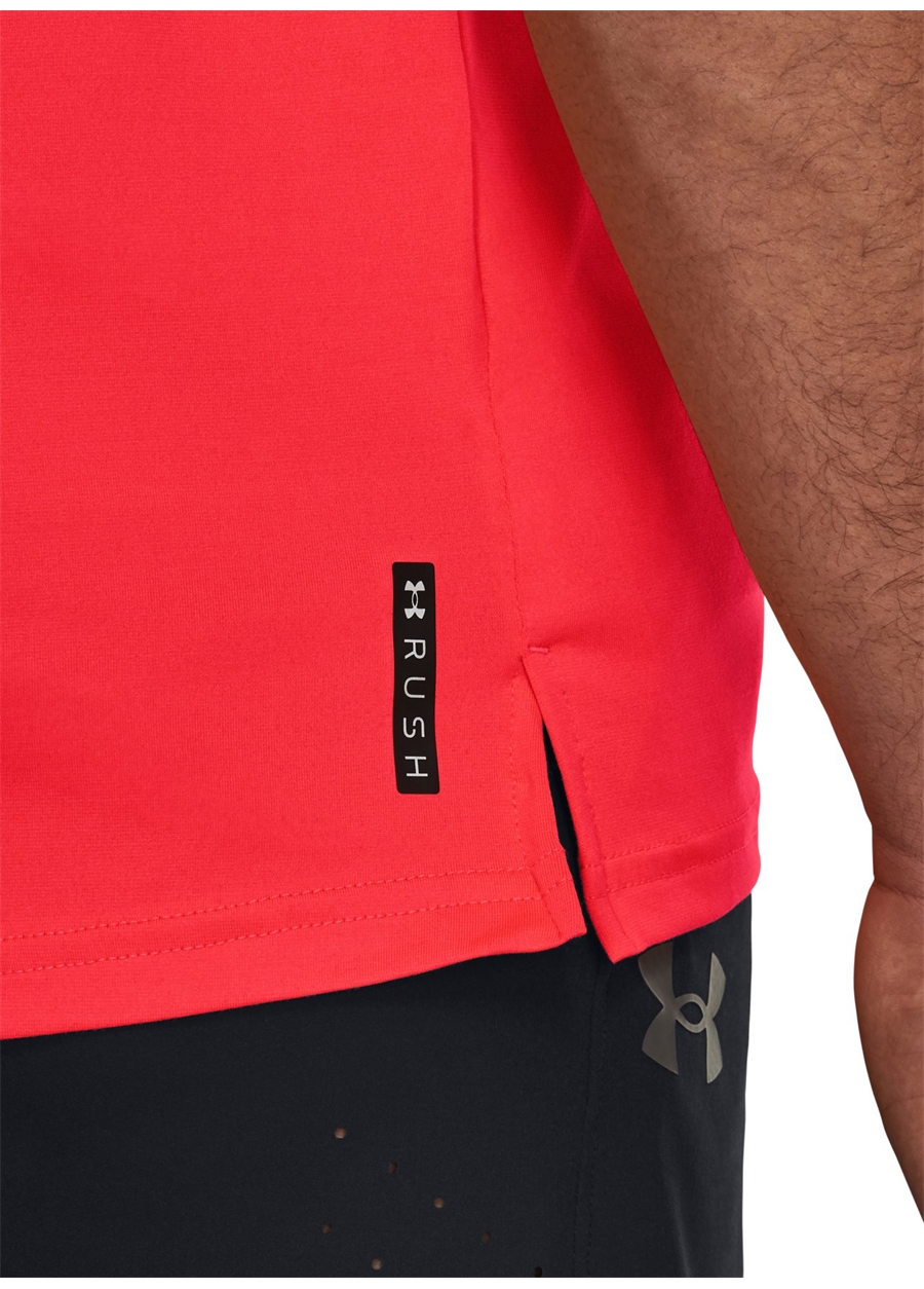 Under Armour Pembe Erkek Bisiklet Yaka T-Shirt 1366138-628 UA Rush Energy SS_3