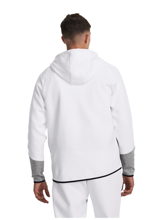 Under Armour Gri Erkek Kapüşonlu Sweatshirt 1379806-012 UA Unstoppable Flc FZ_1